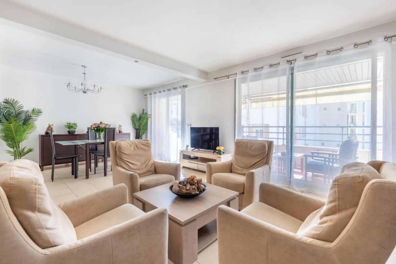 Heart Of Nice- Modern Elegant 2Br Flat Big Terrace Luaran gambar